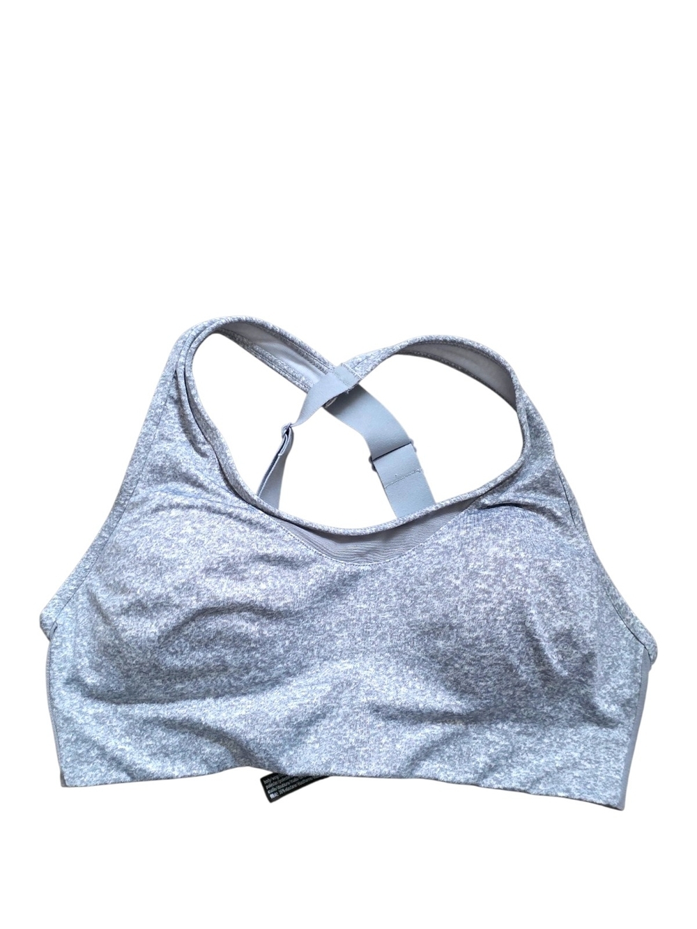 PINK Victoria's Secret Gray Heather High Impact Sports Bra Adjustable Straps S